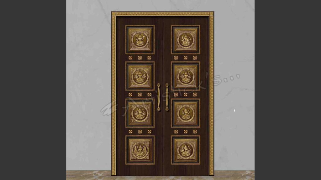 Ashtalakshmi Pooja Room Door Designs In India